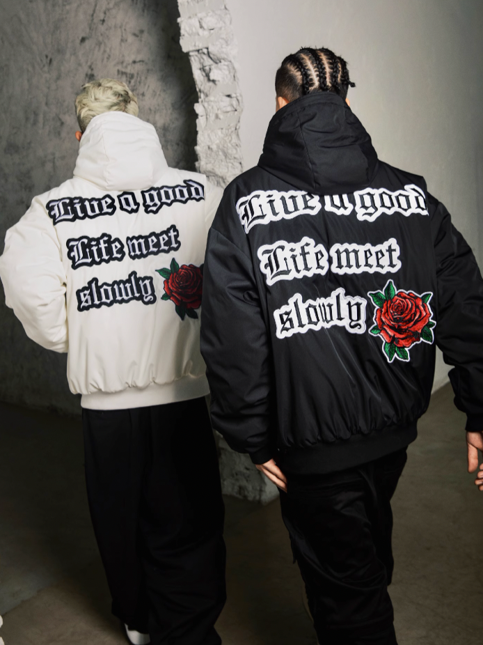 S45 Thorn Rose Embroidered Jacket