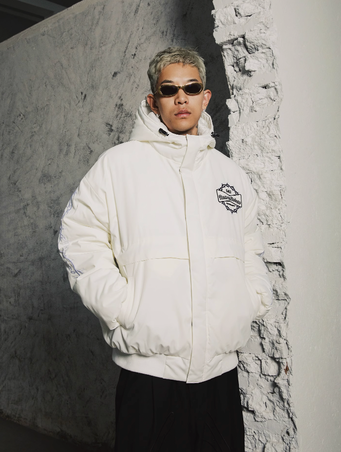 S45 Thorn Rose Embroidered Jacket