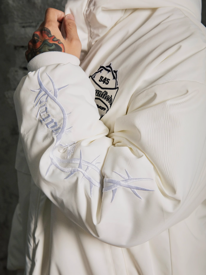 S45 Thorn Rose Embroidered Jacket