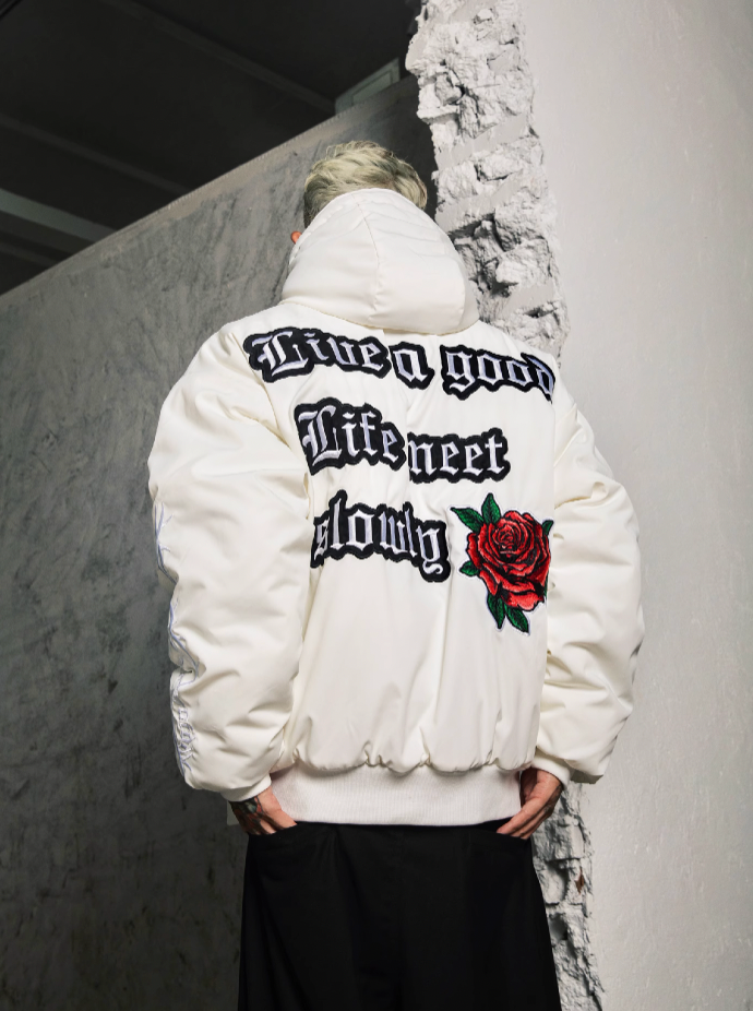 S45 Thorn Rose Embroidered Jacket