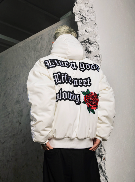 S45 Thorn Rose Embroidered Jacket