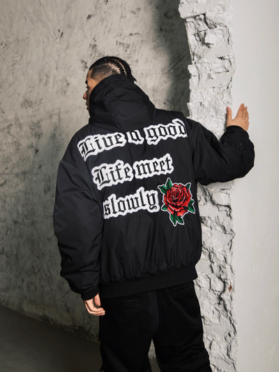 S45 Thorn Rose Embroidered Jacket
