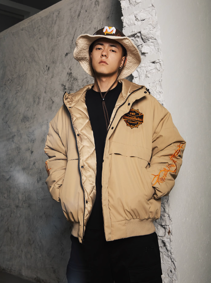 S45 Thorn Rose Embroidered Jacket