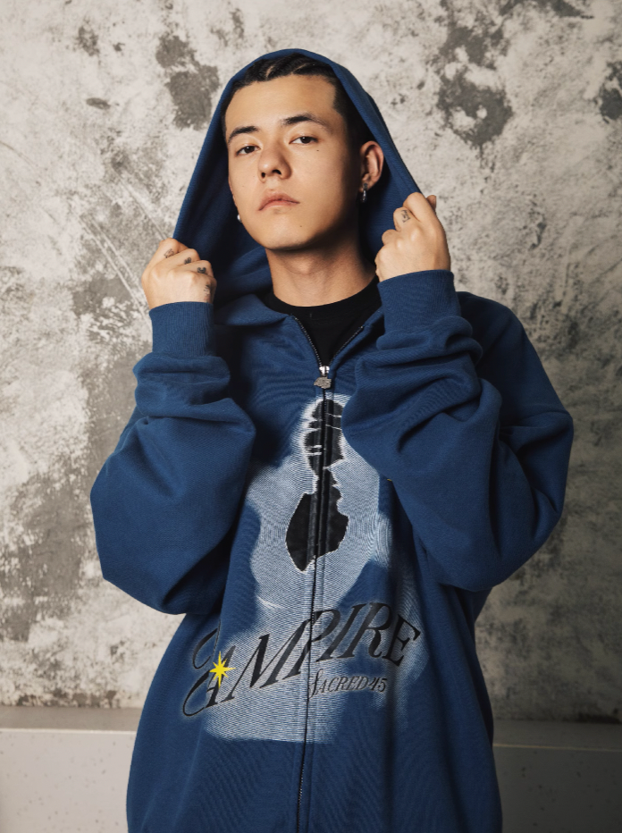 S45 Countess Vintage Zipper Hoodie