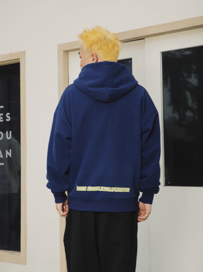 S45 Neon Tube Zipper Hoodie