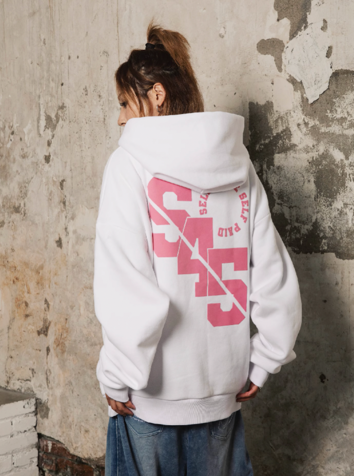 S45 Slant Split Logo Hoodie