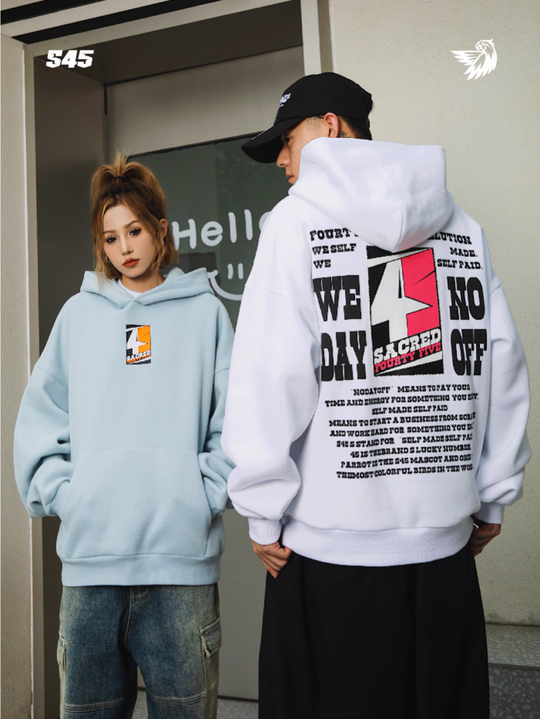 S45 Magazine Typography Hoodie