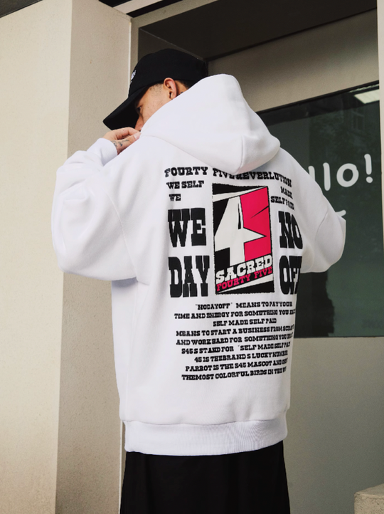 S45 Magazine Typography Hoodie
