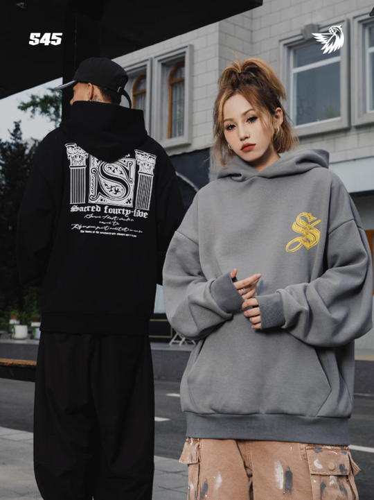 S45 Roman Stonehenge Foam Hoodie