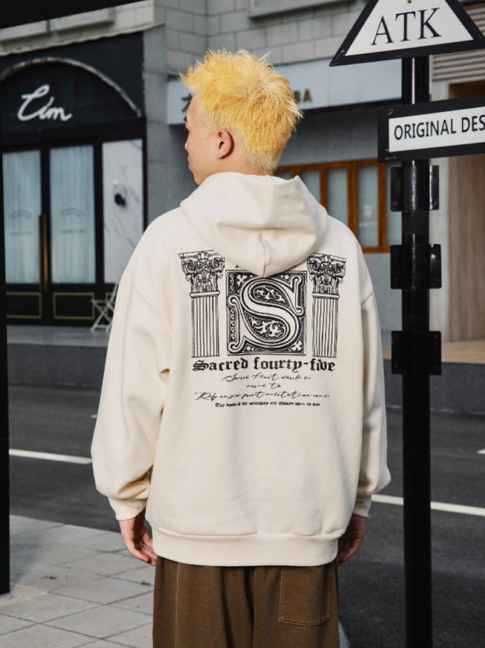 S45 Roman Stonehenge Foam Hoodie