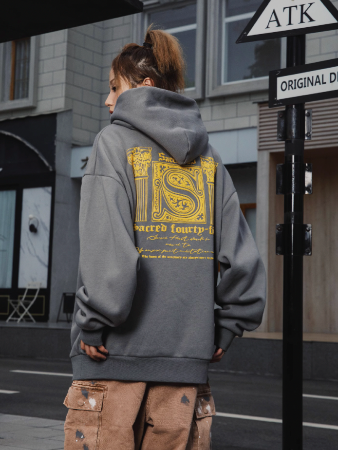 S45 Roman Stonehenge Foam Hoodie