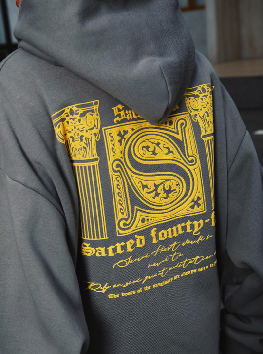 S45 Roman Stonehenge Foam Hoodie