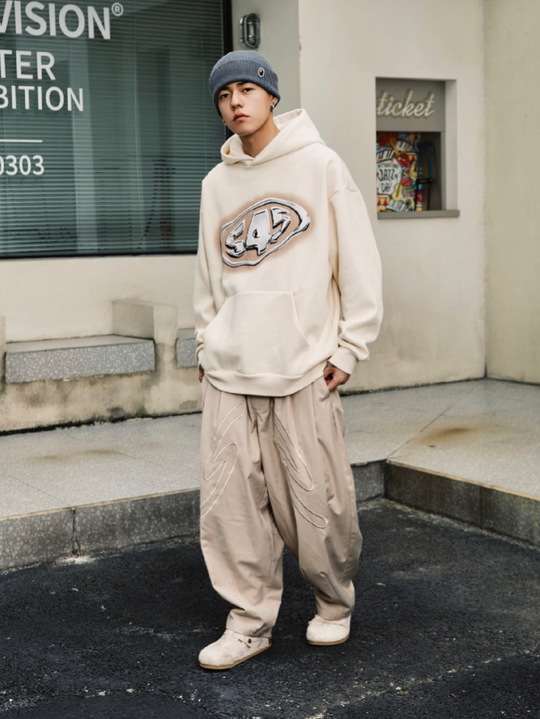 S45 Mirror Metal Logo Hoodie