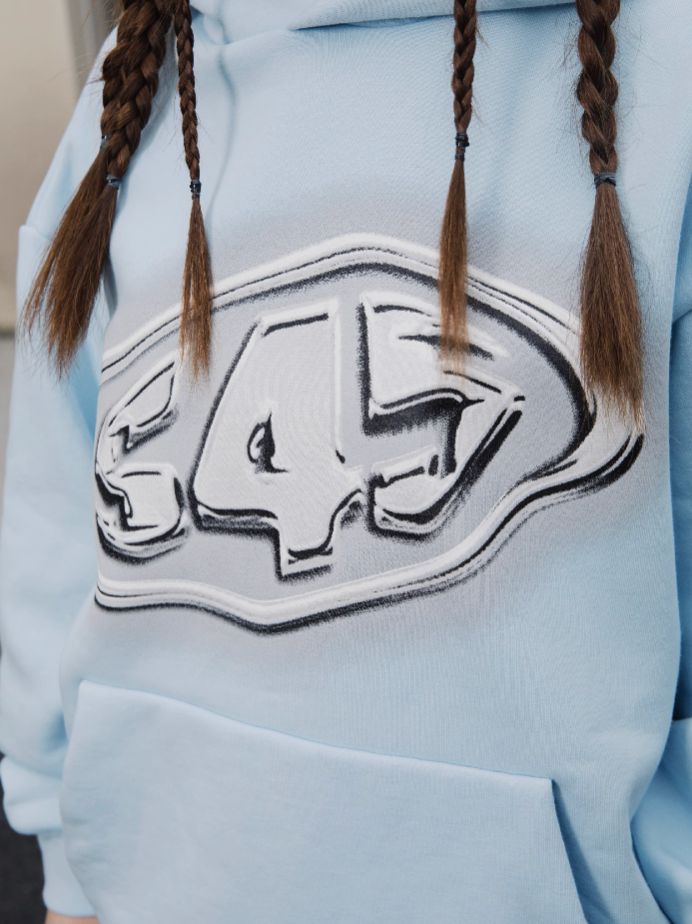 S45 Mirror Metal Logo Hoodie