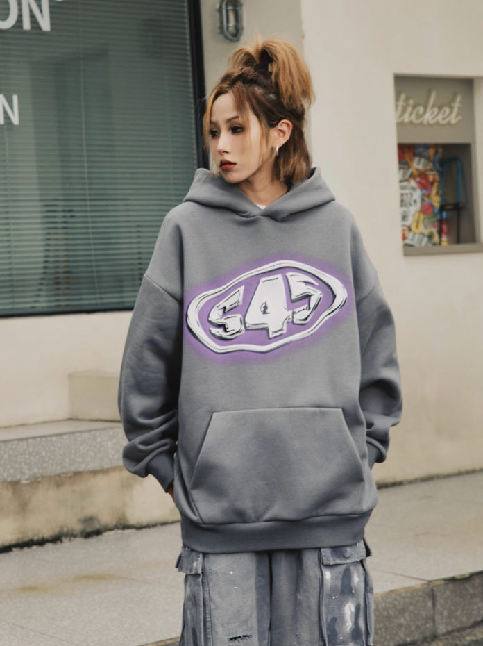 S45 Mirror Metal Logo Hoodie