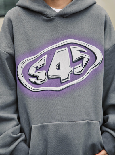S45 Mirror Metal Logo Hoodie