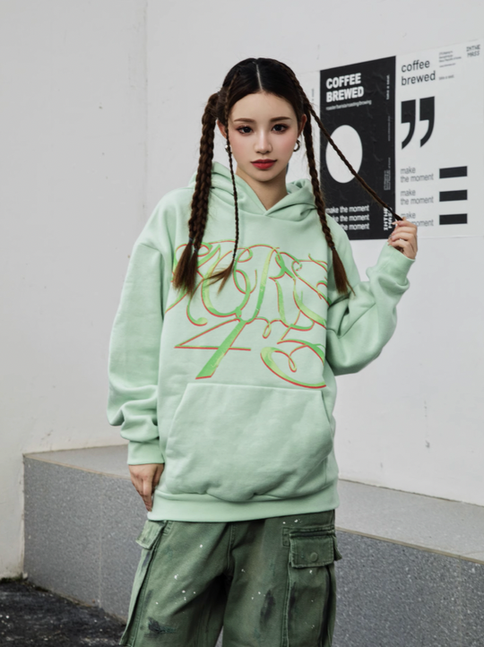 S45 Handwritten Floral Hoodie