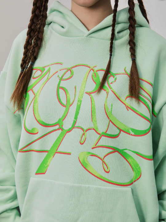 S45 Handwritten Floral Hoodie