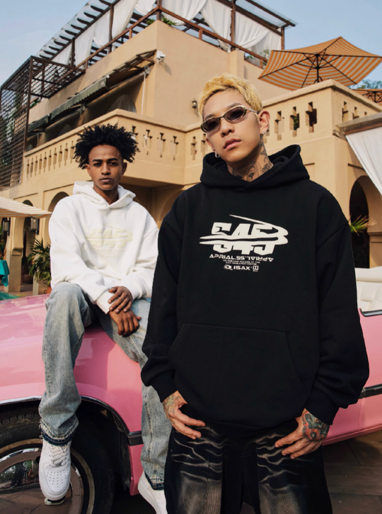 S45 Bend Label Logo Hoodie