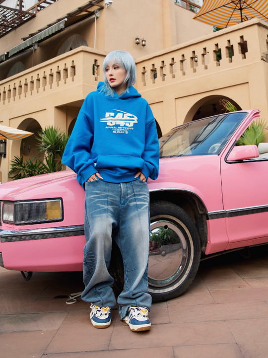 S45 Bend Label Logo Hoodie