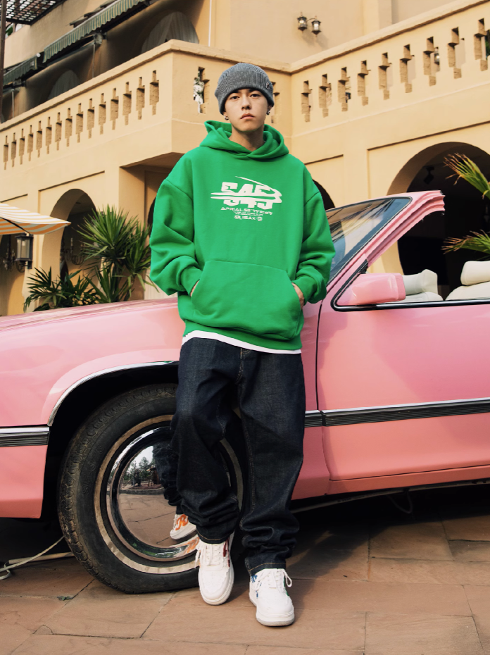 S45 Bend Label Logo Hoodie