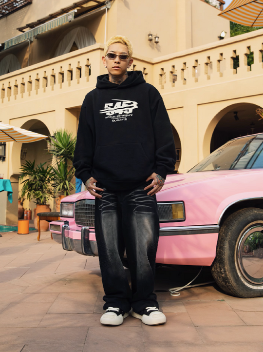 S45 Bend Label Logo Hoodie