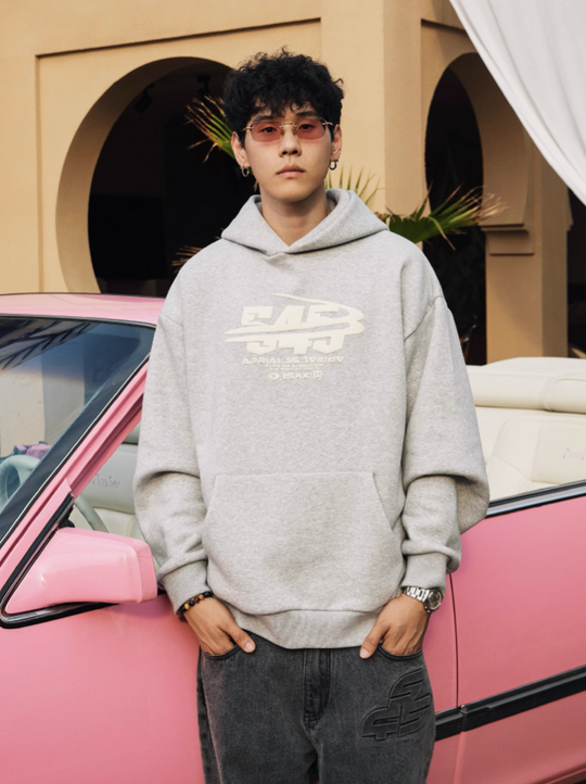 S45 Bend Label Logo Hoodie