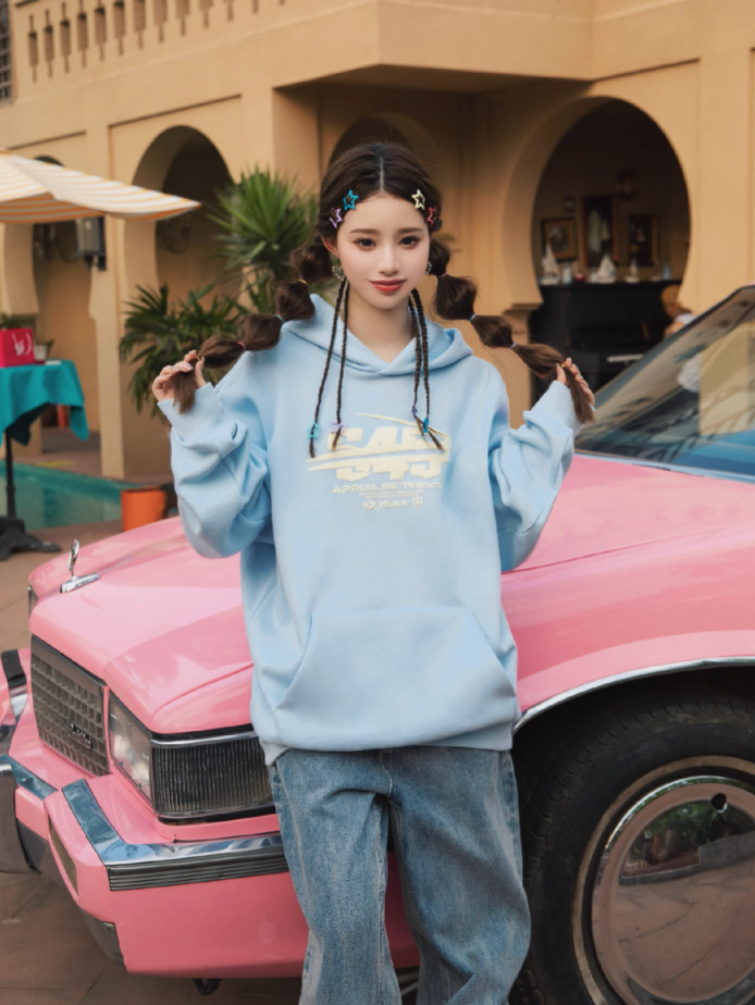 S45 Bend Label Logo Hoodie