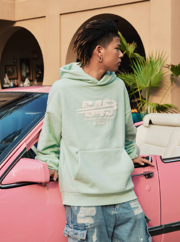 S45 Bend Label Logo Hoodie