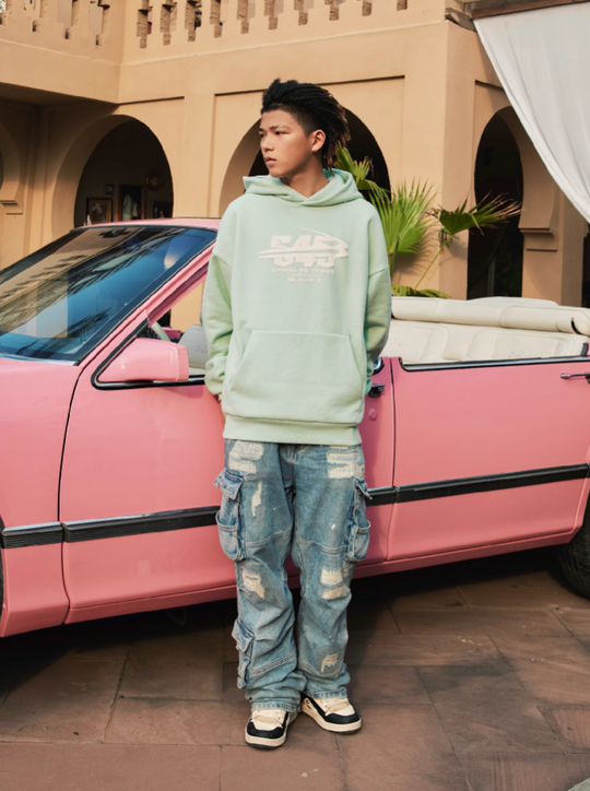 S45 Bend Label Logo Hoodie