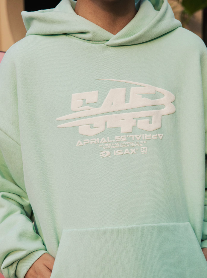 S45 Bend Label Logo Hoodie