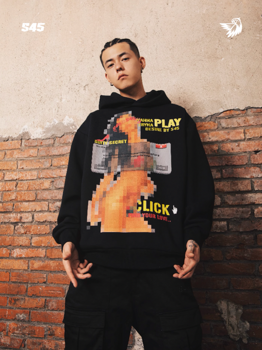 S45 Mosaic Print Hoodie