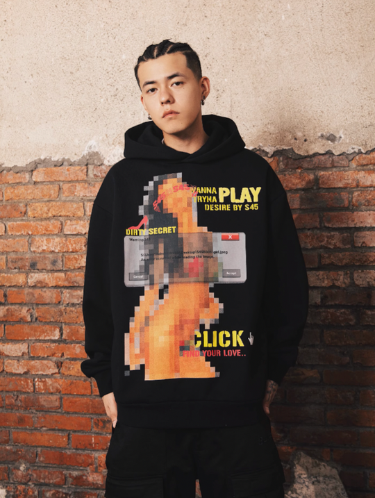 S45 Mosaic Print Hoodie