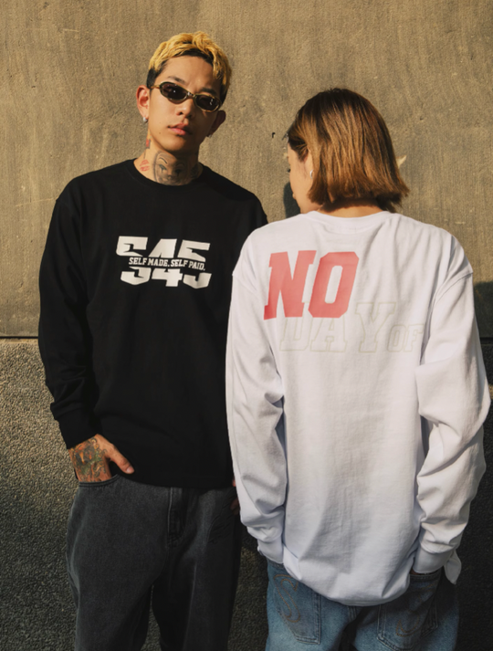 S45 Split Logo Long Sleeve Tee