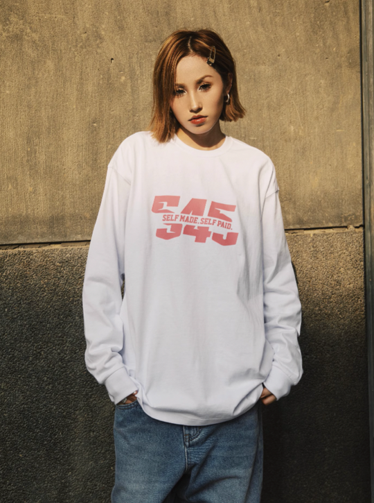 S45 Split Logo Long Sleeve Tee