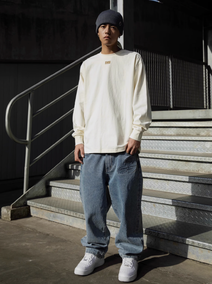 S45 New Small Logo Long Sleeve Tee