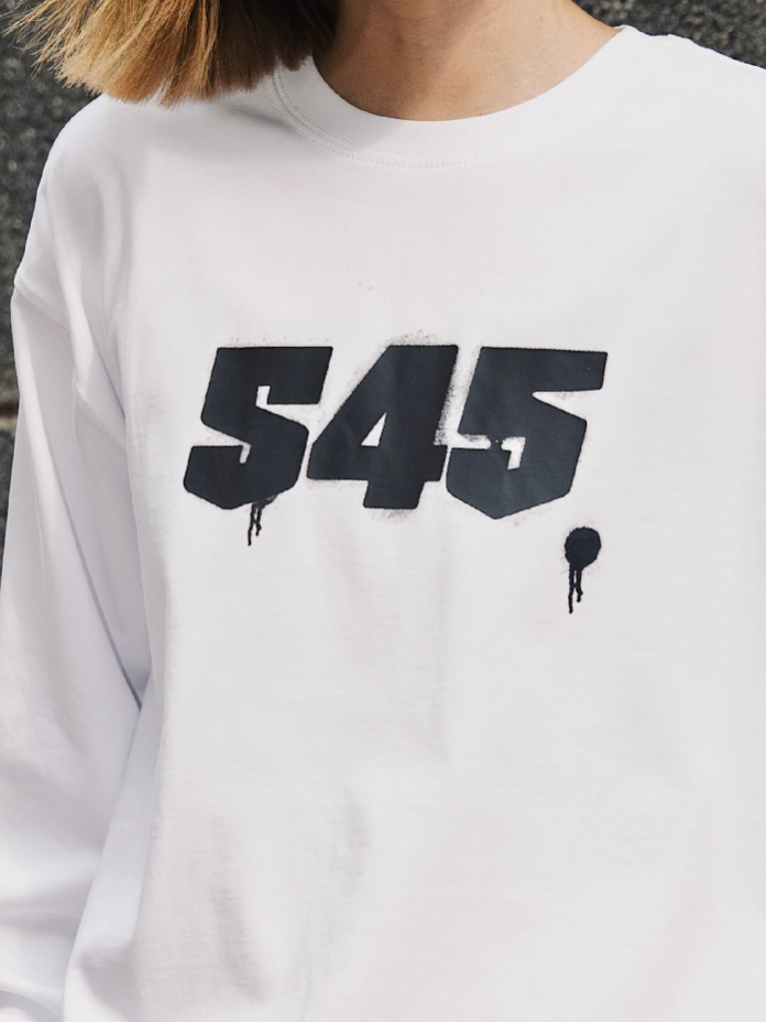 S45 Inkjet Logo Long Sleeve Tee