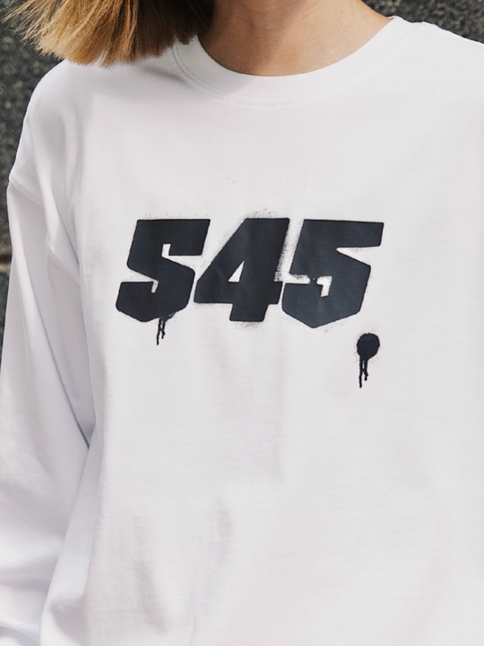 S45 Inkjet Logo Long Sleeve Tee