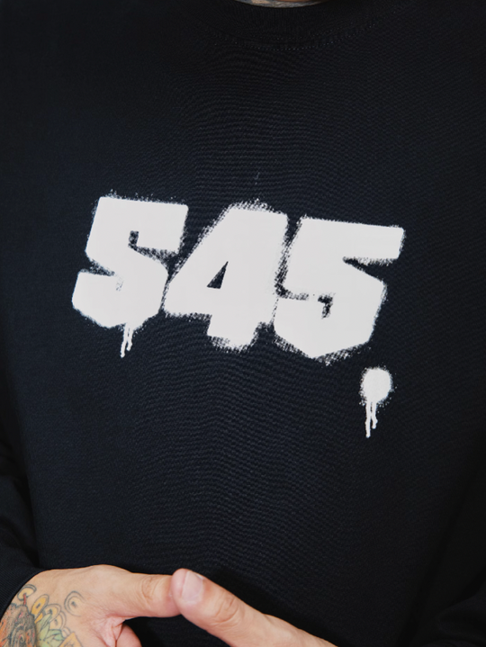 S45 Inkjet Logo Long Sleeve Tee