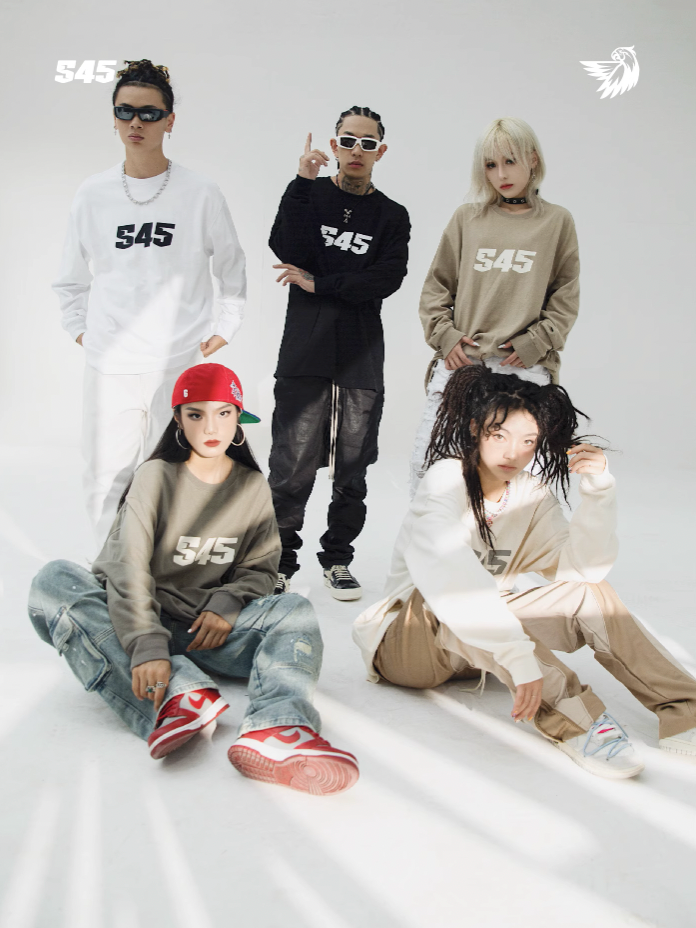 S45 Basic Logo Long Sleeve Tee