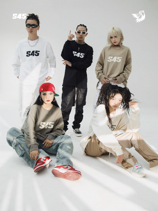 S45 Basic Logo Long Sleeve Tee