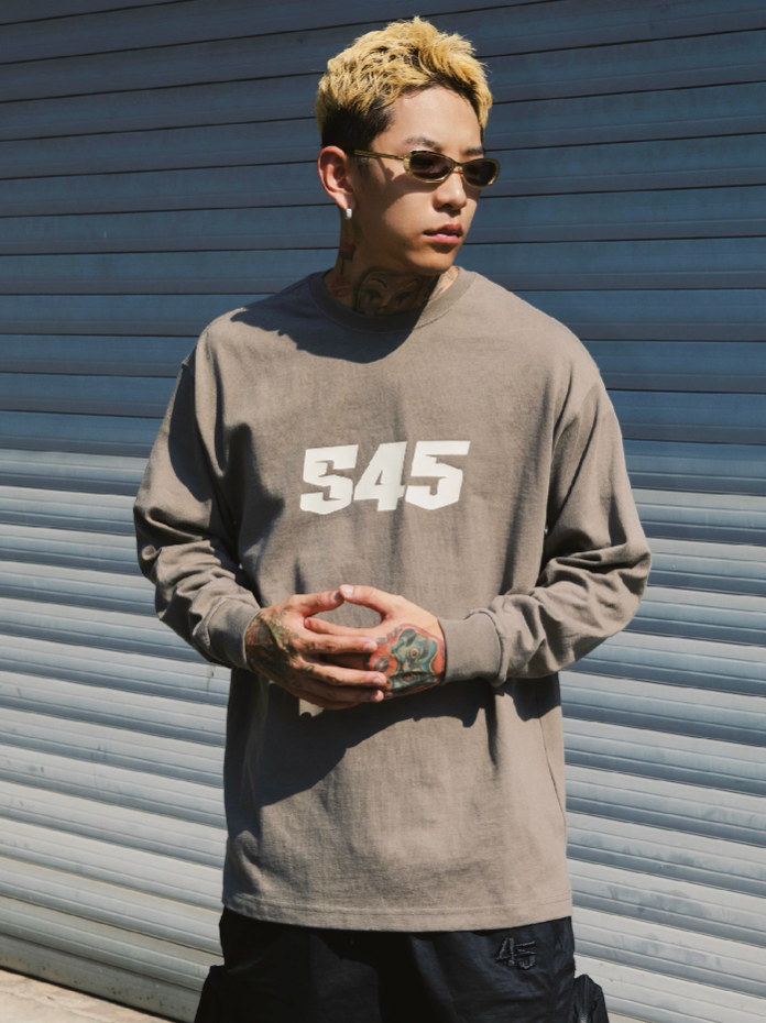 S45 Basic Logo Long Sleeve Tee
