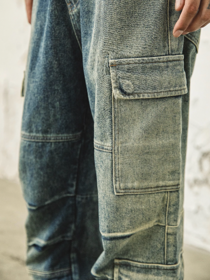S45 Washed Multi Pocket Denim Pants
