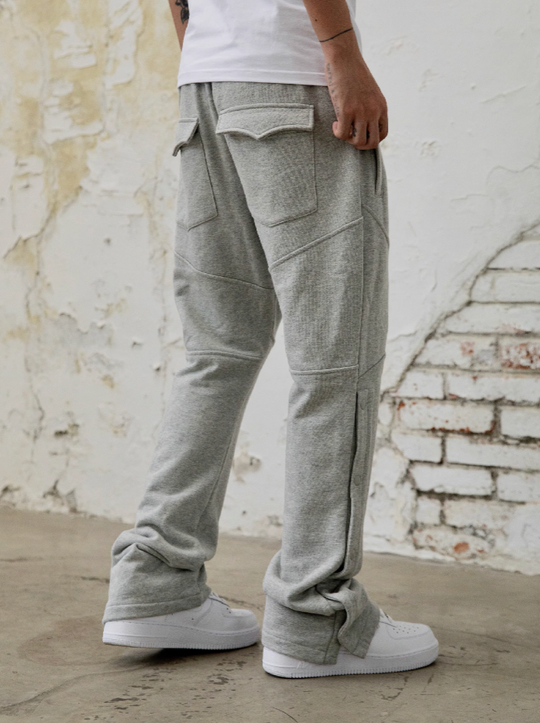 S45 Earth Tone Ribbed Sweat Pants