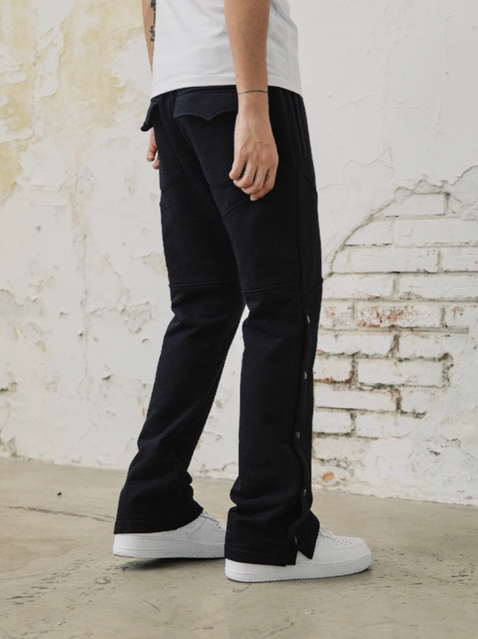 S45 Earth Tone Ribbed Sweat Pants