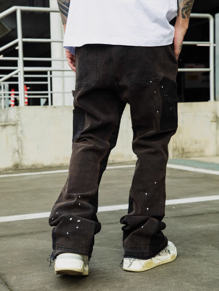 S45 Two Tone Splash Ink Micro Pants