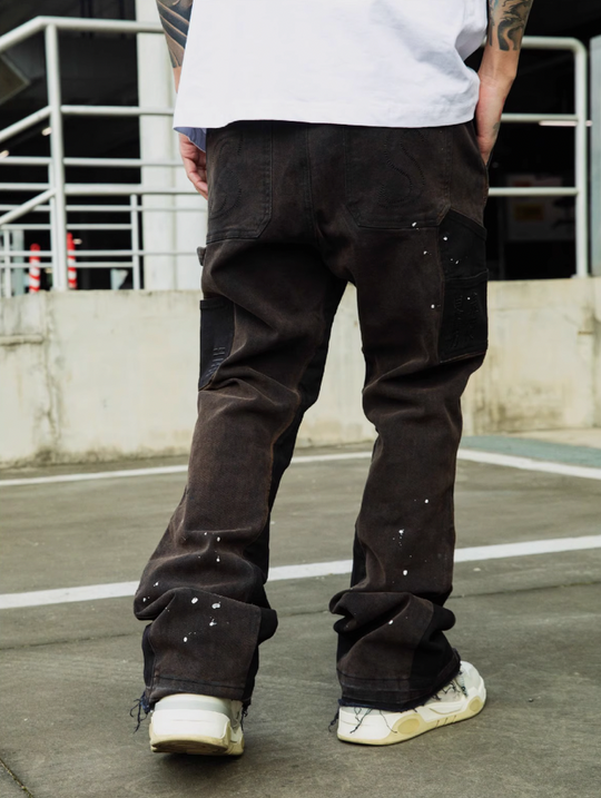 S45 Two Tone Splash Ink Micro Pants