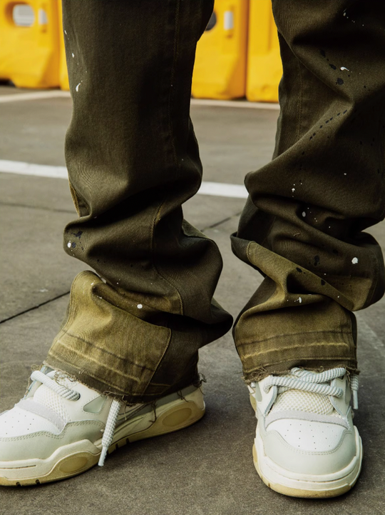 S45 Two Tone Splash Ink Micro Pants