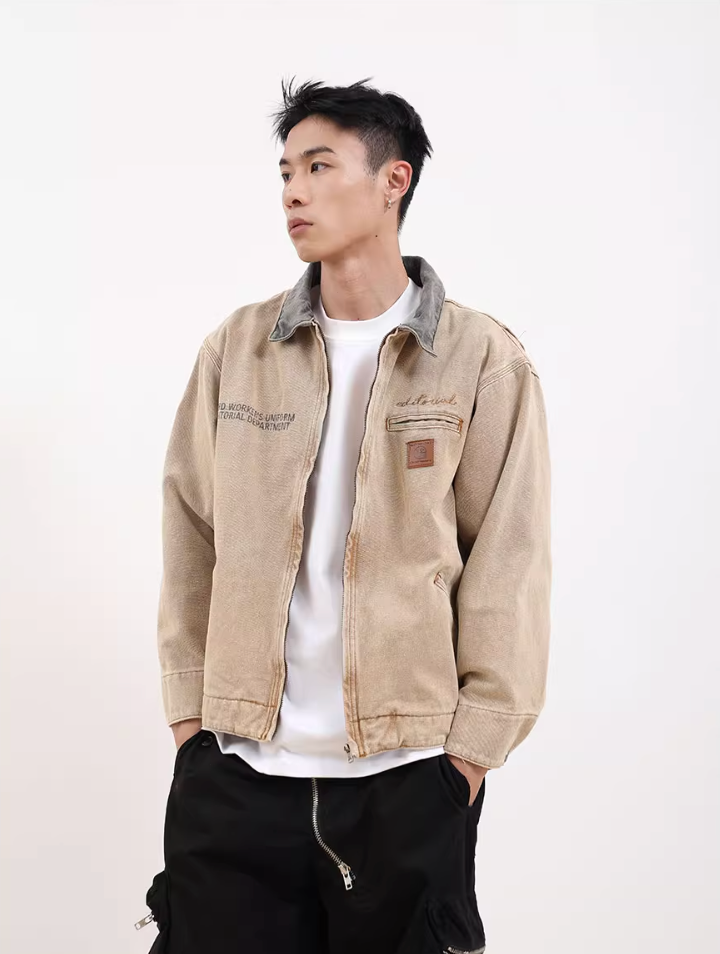 F3F Select Classic Vintage Washed Work Jacket