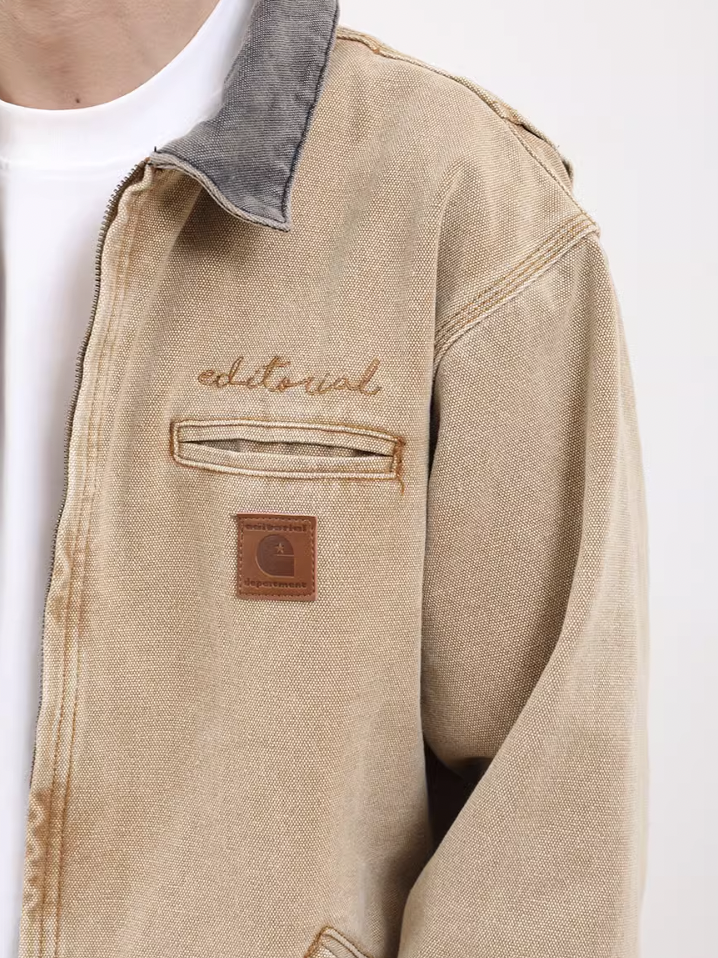 F3F Select Classic Vintage Washed Work Jacket